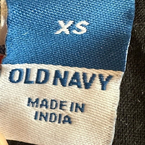 Old Navy Black and White Floral Smocked Waist Sheer Sleeves Maxi Dress Sz XS - Picture 8 of 11